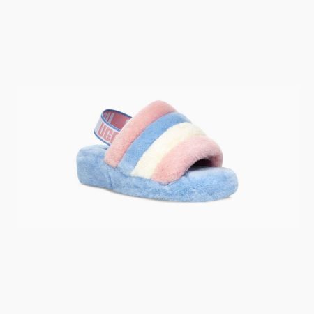 UGG Pride Fluff Yeah Stripes Slides for Women (GDBQ12897)